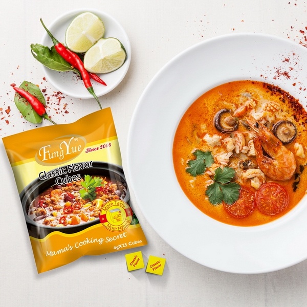 FungYue Classic Flavor Bouillon Cubes 100g Seasoning Supplier